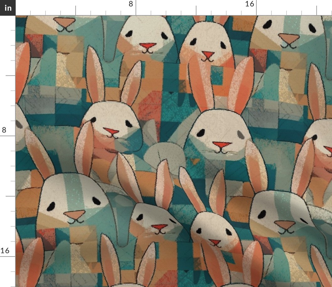 cubism bunnies