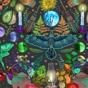 The Green Witch's Sanctuary For Serenity (Colorful)