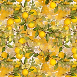 gustav klimt inspired lemons 