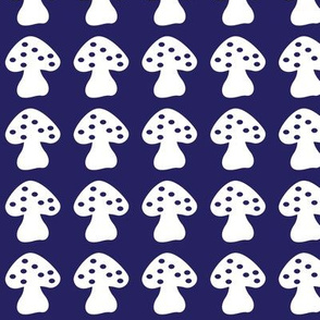 mushroom dark blue