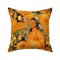 gustav klimt inspired marigolds