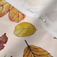 Hand-painted Autumn Leaves Small Scale