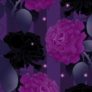 Gothic Rose Purple