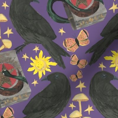 Whimsigothic  Crows and Magic Book of Spells