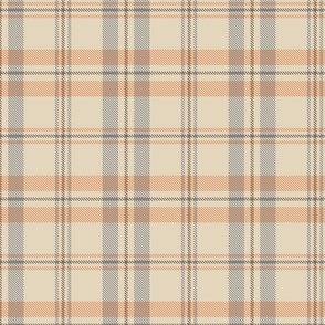 Light Fallen Leaves Layered Detailed Fall Autumnal Plaid