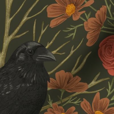 Dark Ravens, Roses & Spiders