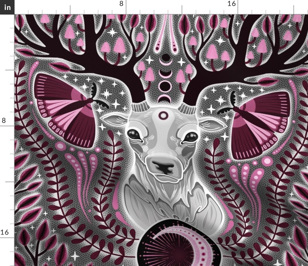 Magic Forest Deer Whimsigothic 