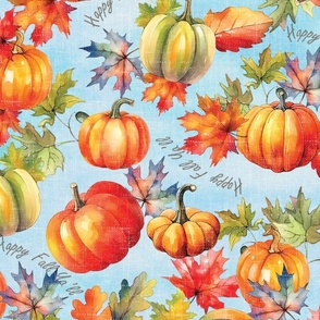 Pumpkin Medley - Happy Fall Ya'll - Blue Sky Linen