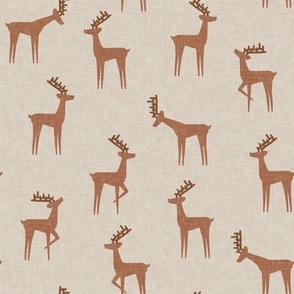reindeer - winter Christmas - natural - LAD23