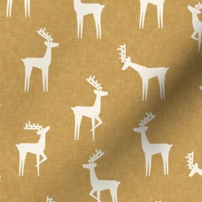 reindeer - winter Christmas - golden harvest - LAD23