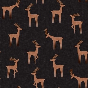 reindeer - winter Christmas - brown /black - LAD23