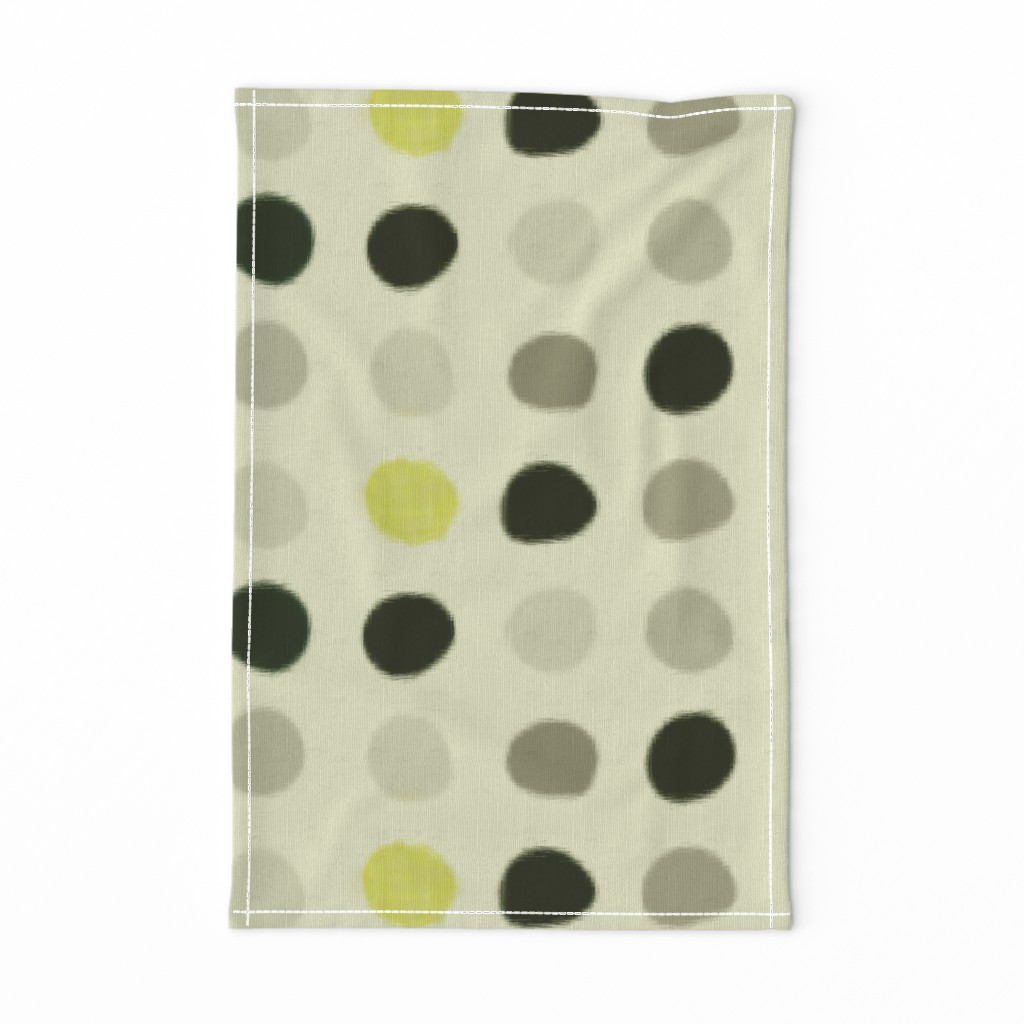 Gray Ikat Blobs 