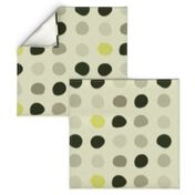 Gray Ikat Blobs 