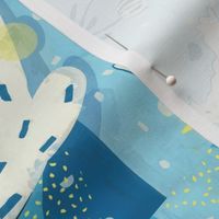 Wall Hanging - Happy Polar Bears -Illustration - Winter ©designsbyroochita