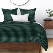 Checks linen Green - regular scale ©designsbyroochita