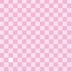 Pink and Pale Pink Checkerboard