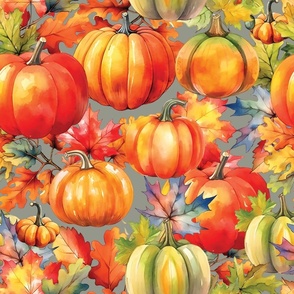 Pumpkin Bounty - Evergreen Fog -