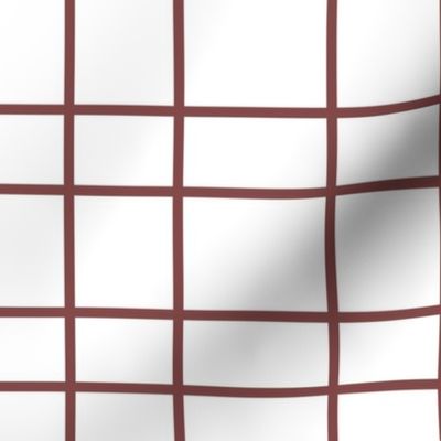 Coordinate grid - White and Burgundy - Whimsigothic Collection