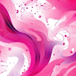 Pink, Purple & White Abstract