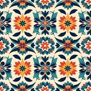 Blue & Orange Motifs