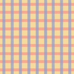 Pink Blue _ Yellow Gingham 12x12 150
