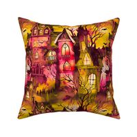 Haunted Mansion - Red/Gold