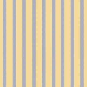  Blue on Yellow Stripe 2” Repeat