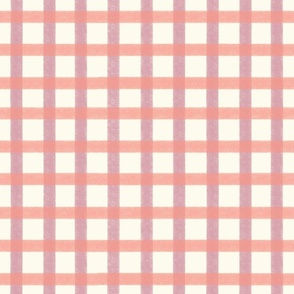 Pink & Plum Gingham 2" repeat