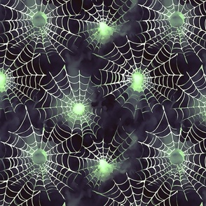 Cobweb Chaos - Green/Black