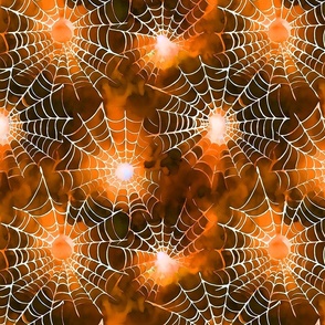 Cobweb Chaos - Orange/Black