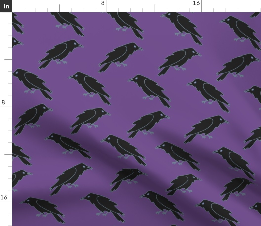 Black Raven | Purple | Med Scale