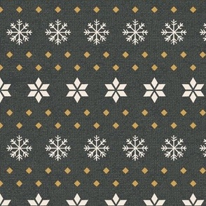 Snowflakes on His Sweater-BLK