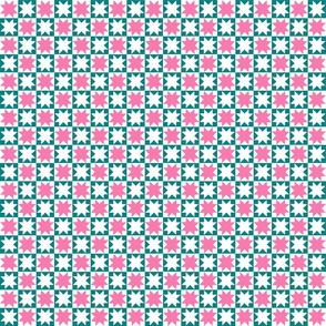 SawtoothStarPatchworkCheaterQuilt_Pink_Teal_Small