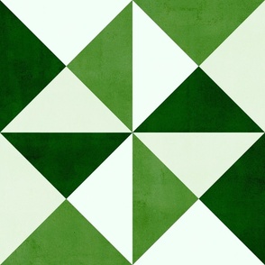 Triangle Geometric  - Green (large scale)
