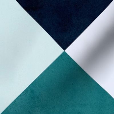 Triangle Geometric  - Teal (large scale)