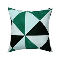 Triangle Geometric - Jade Green (large scale)