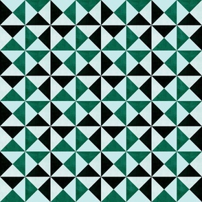 Triangle Geometric - Jade  Green (small scale)