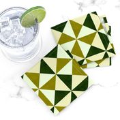 Triangle Geometric - Chartreuse (small scale)