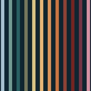Rainbow Retro Stripes - Rainbow Retro Mini Collection