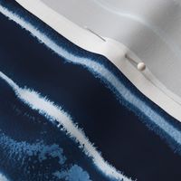 Coastal ink stripes - Blue Navy - Medium