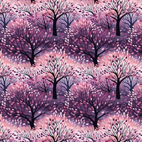 Purple & Pink Trees