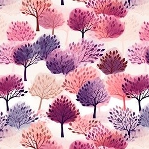 Pink & Purple Trees