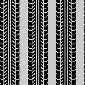 tire stripe on light gray