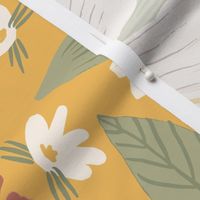 Sweet Escape Floral, Mustard Autumn-JUMBO