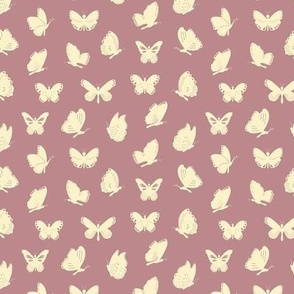 Lovely Butterflies Winter - (Pink) MEDIUM 5x4