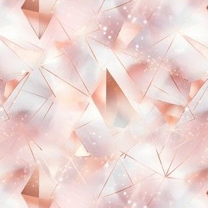Rose Gold & Pink Abstract