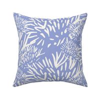 Coral Reef Lumbar Pillow - Blue