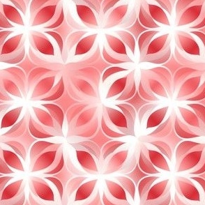 Red & White Petals