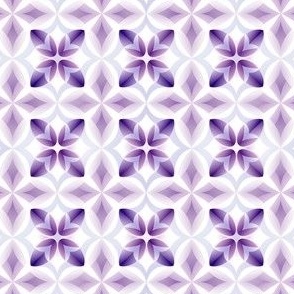 Purple Ombre Tile Pattern