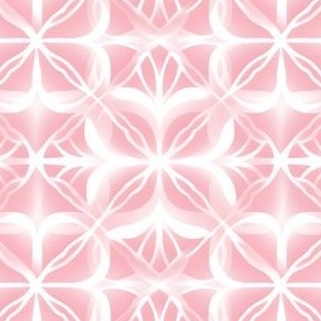 Pink Motifs on White